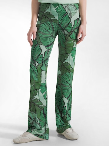 Bootcut Pantaloni per costume tradizionale di DEHA in verde: frontale