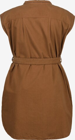 Ulla Popken Vest in Brown