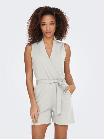 JDY Jumpsuit 'Honey Geggo' in Grijs: voorkant