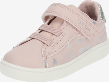 Baskets GEOX en rose : devant