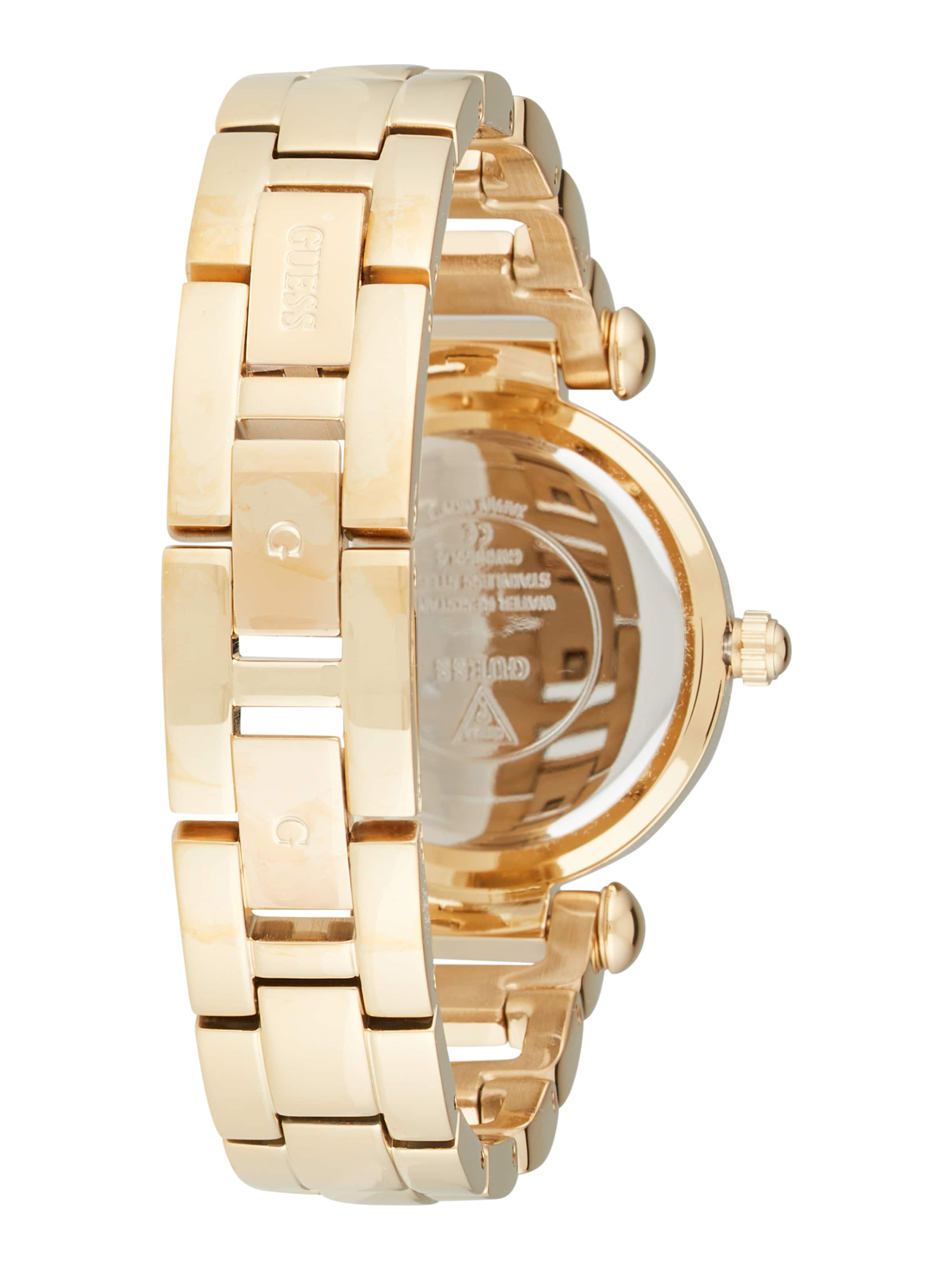 GUESS Zegarek analogowy 'Ginger' w kolorze złoty