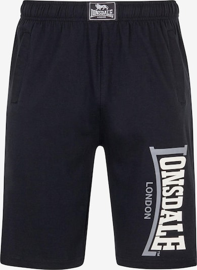 LONSDALE Housut 'Jam' koossa 34 värissä musta / valkoinen, Tuotenäkymä