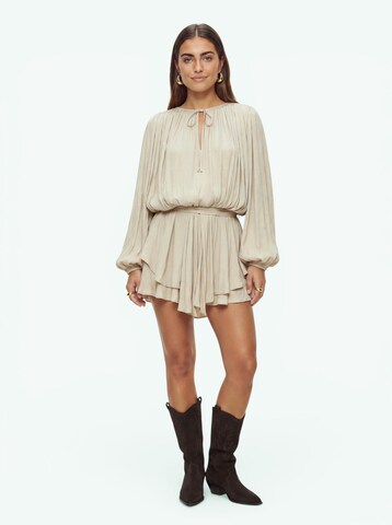 La Pajé Cocktail Dress in Beige: front
