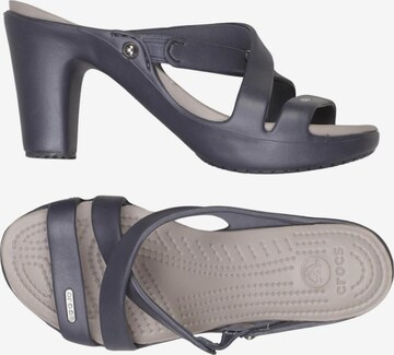 Crocs Sandals & High-Heeled Sandals in 38 in Blue: front