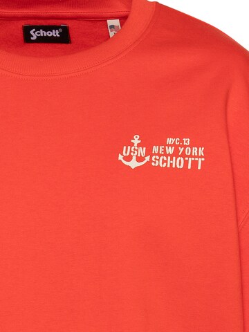 Schott NYC Sweatshirt in Orange