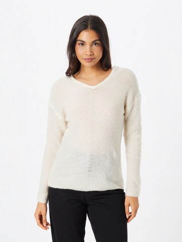 VERO MODA Sweater 'STINNA' in Beige: front