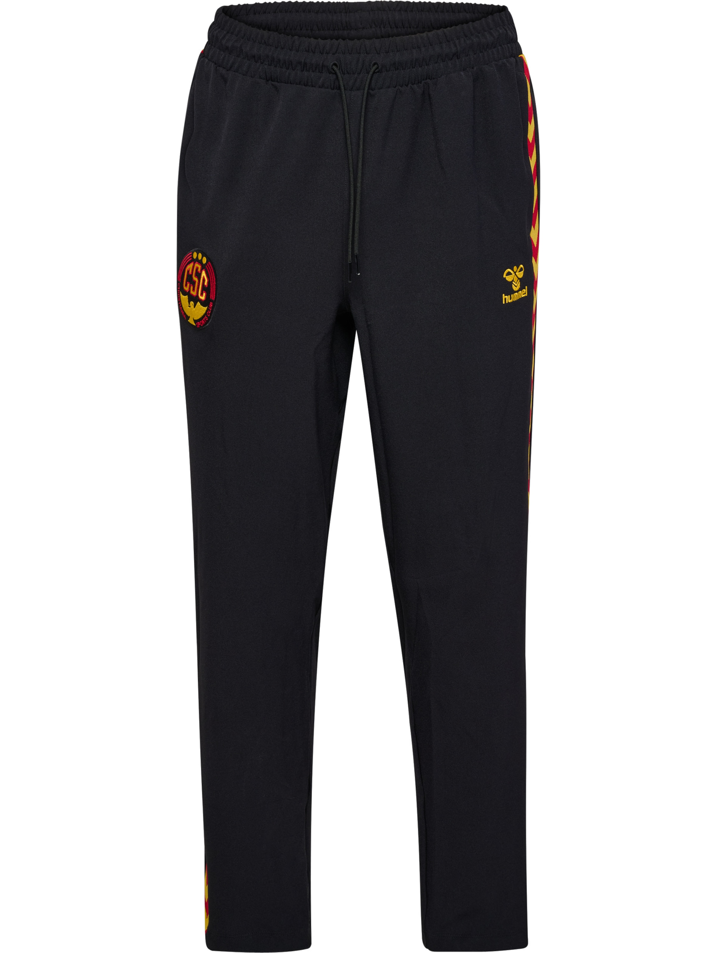 Hummel Regular Sports trousers in Black: front