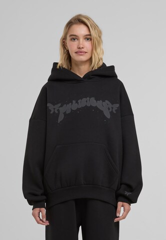 Felicious - Sudadera en negro: frente