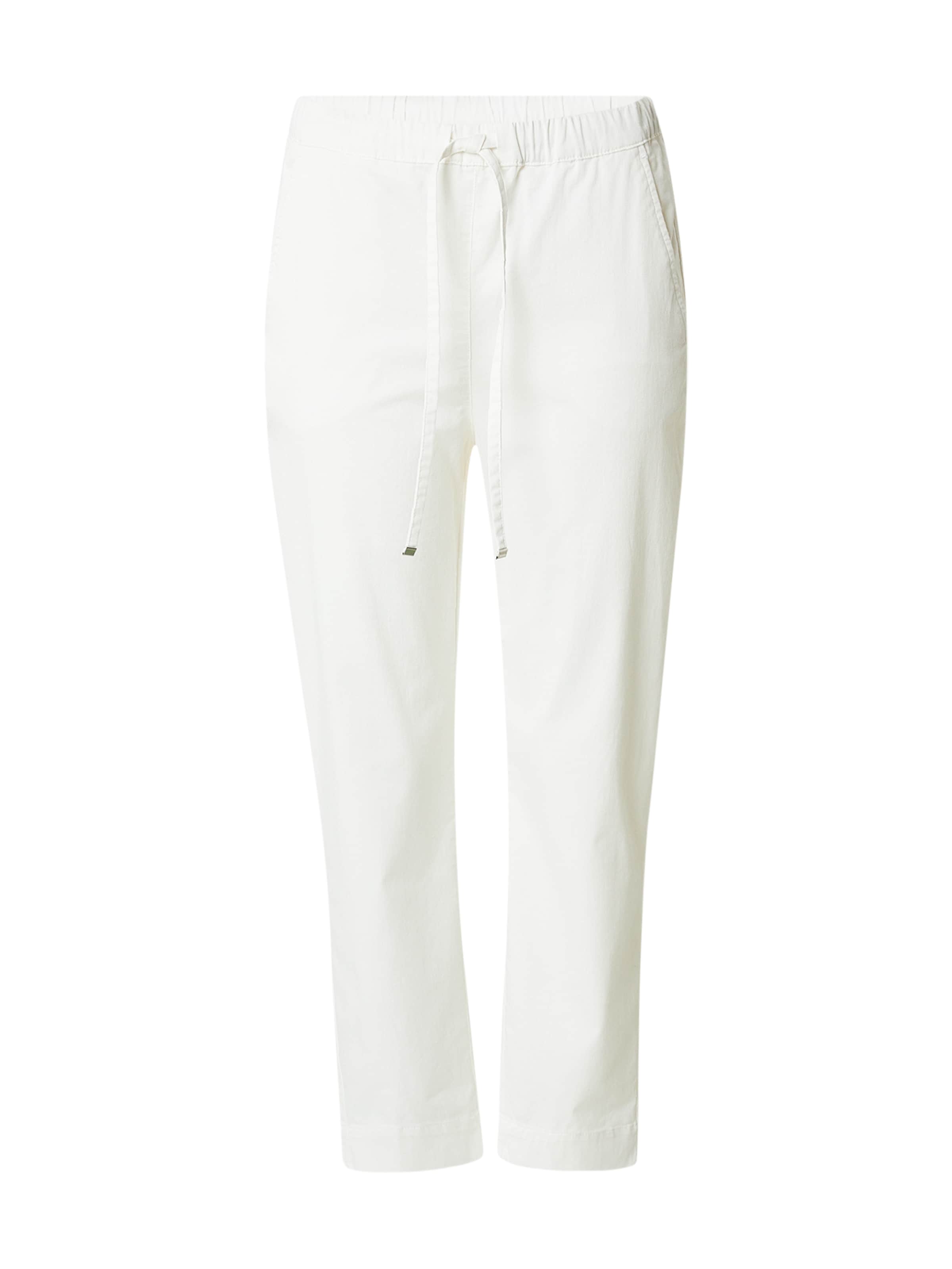 Regular Pantaloni 'LMARA' de la MM by Max Mara pe alb: față