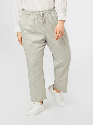 River Island Plus - Regular Calças 'BEN' em cinzento: frente