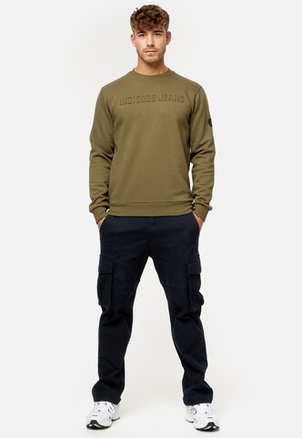 INDICODE JEANS Sweatshirt ' Avant ' in Groen