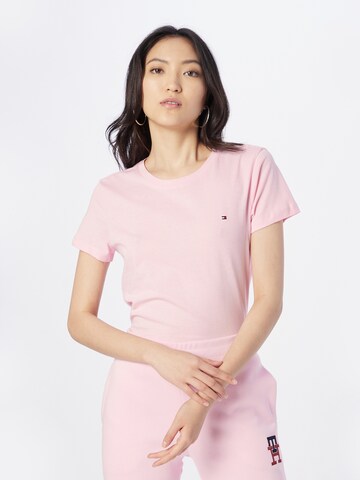 TOMMY HILFIGER Tričko – pink: přední strana