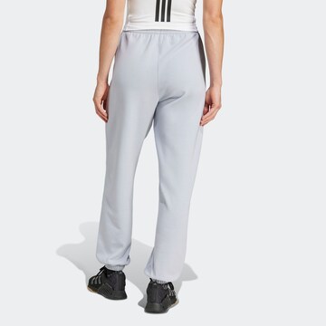 ADIDAS PERFORMANCE Tapered Workout Pants 'Designed For Training' in Grey