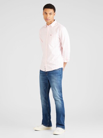 Tommy Jeans - Regular Fit Camisa em rosa