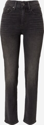 Jeans '724 High Rise Straight' di LEVI'S ® in nero: frontale