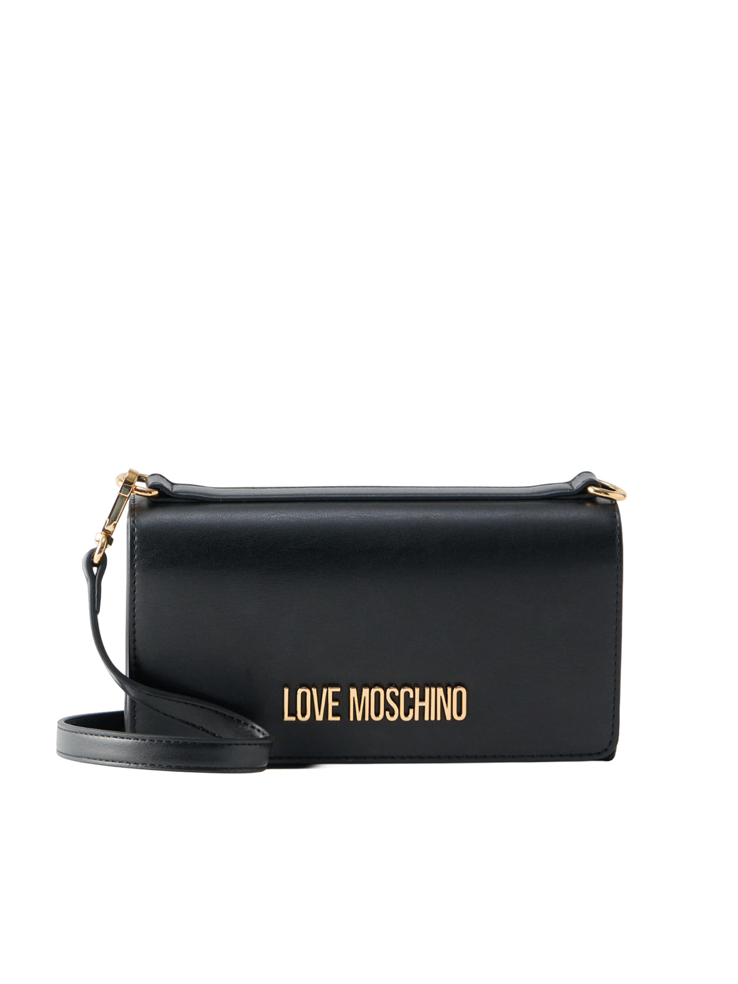 Sac à bandoulière Love Moschino en noir : devant