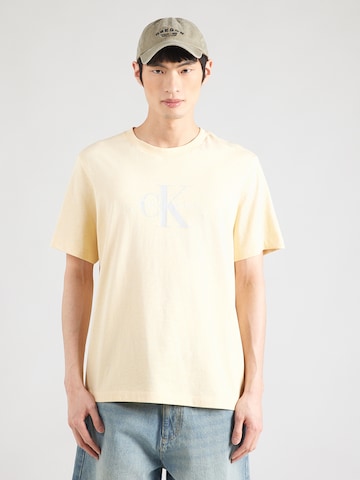 Calvin Klein Jeans Тениска 'Hero' в жълто: отпред