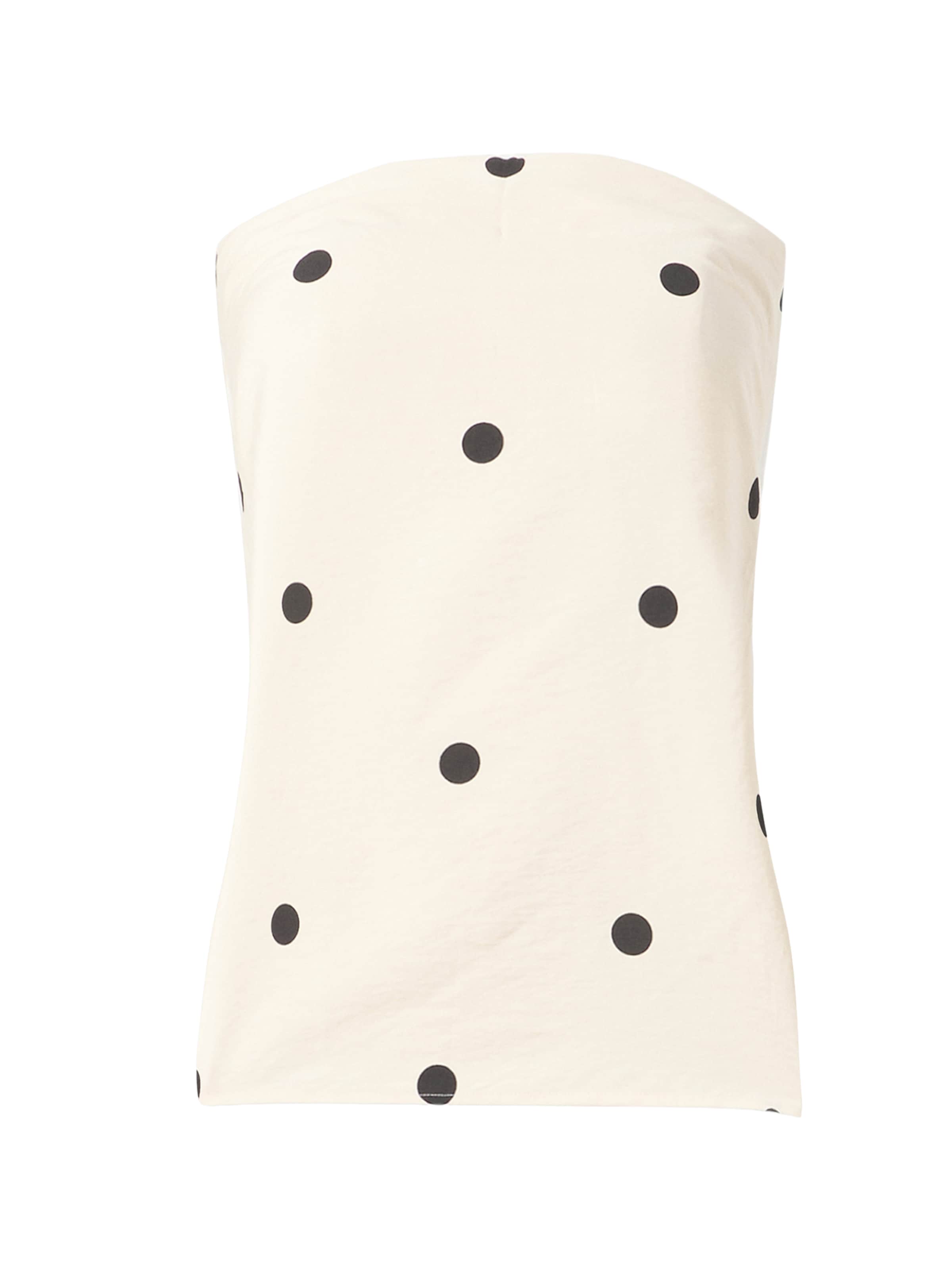 Haut Abercrombie & Fitch en beige : devant