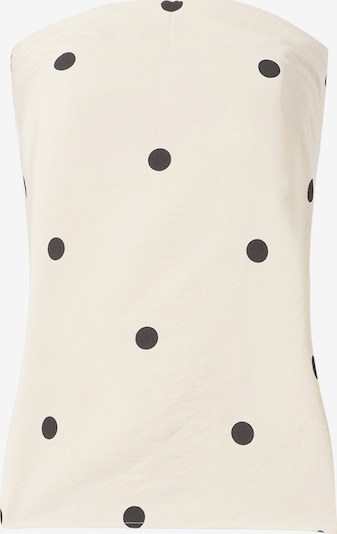 Abercrombie & Fitch Toppi koossa XS värissä kerma / musta, Tuotenäkymä