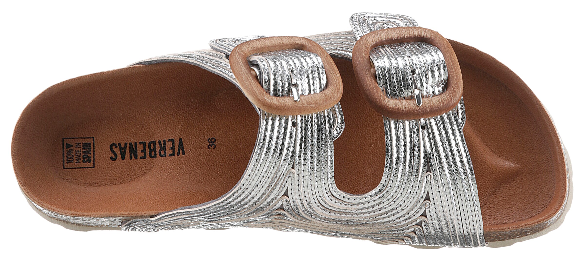 VERBENAS Pantolette 'Ruth' in Silber