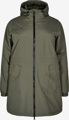 žalia Zizzi Demisezoninė parka 'CACAM': priekis