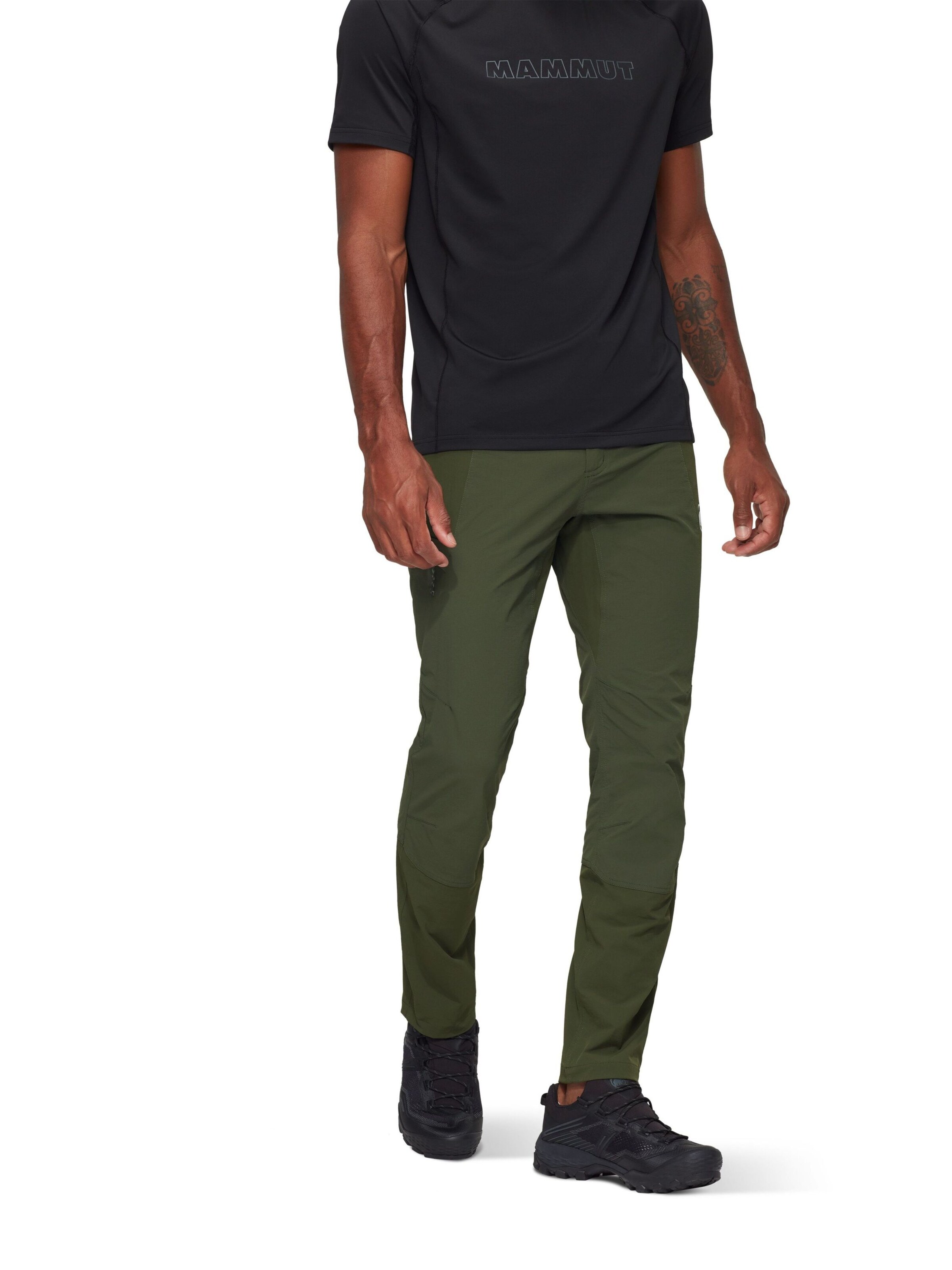 MAMMUT Regular Outdoorhose 'Ducan' in Grün