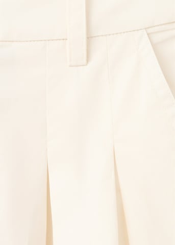 MANGO Wide Leg Hose in Gelb