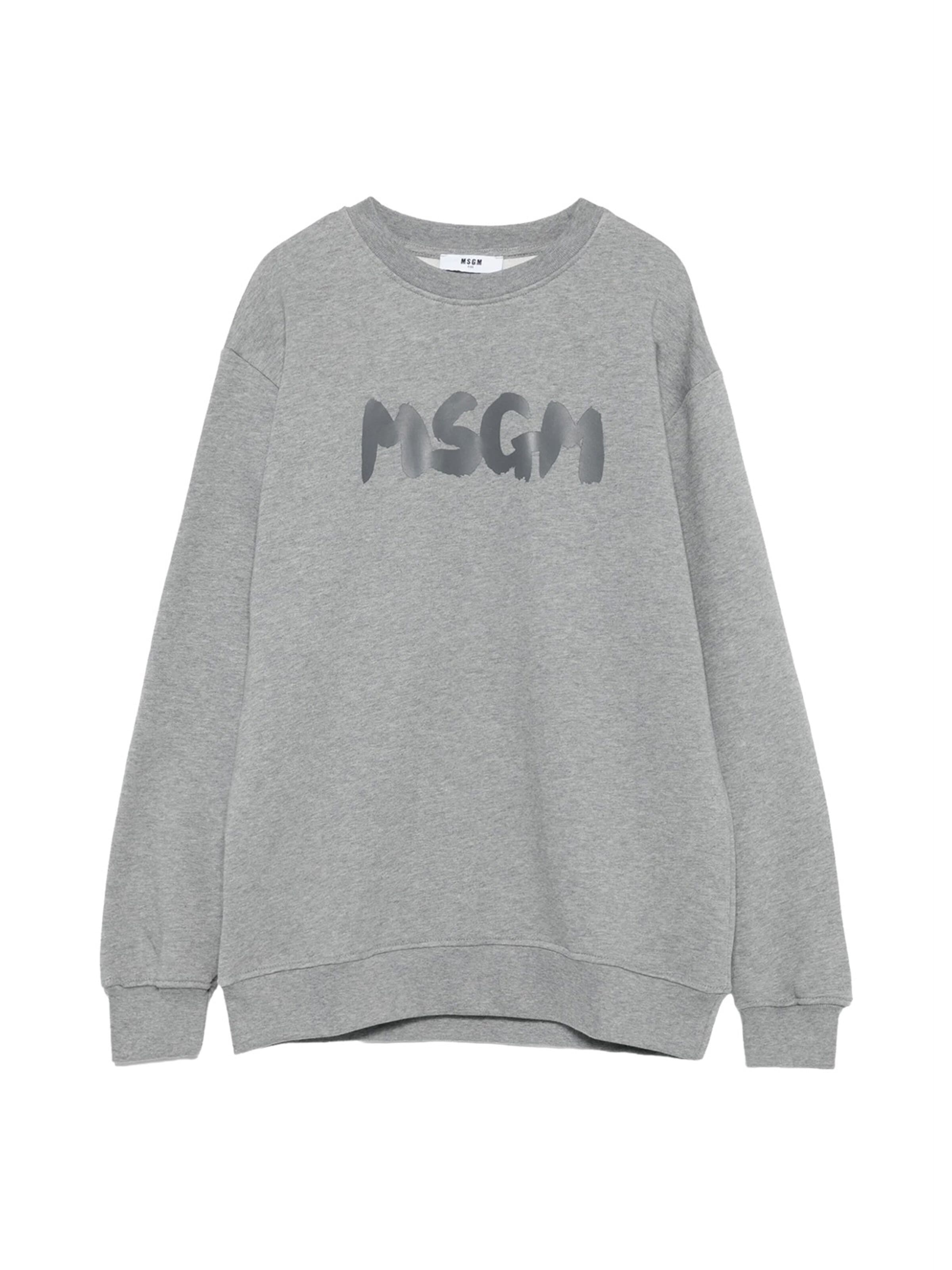 MSGM Sweatshirt in Grey: front