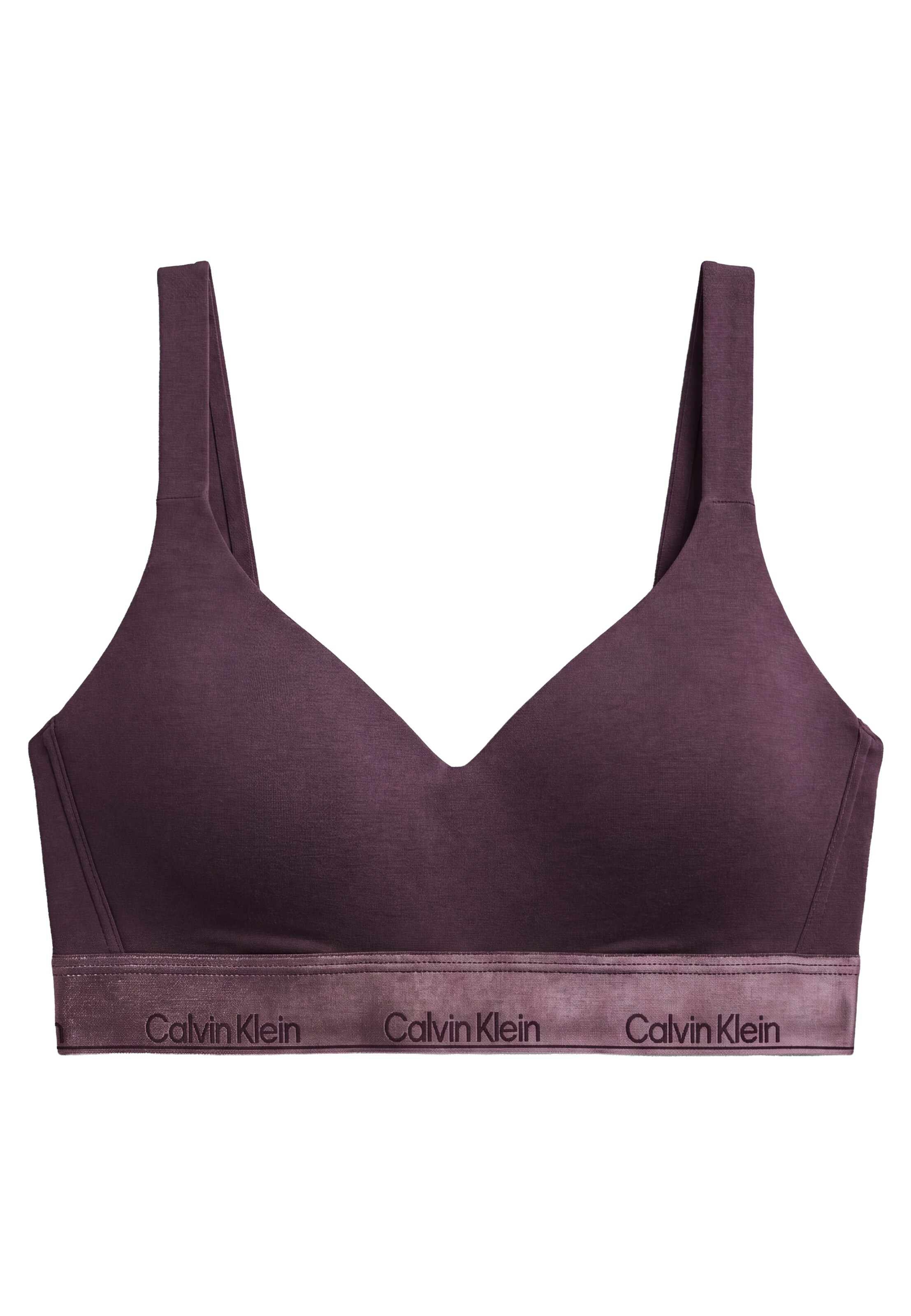 Calvin Klein Underwear T-särgi Rinnahoidja, värv lilla: eest vaates