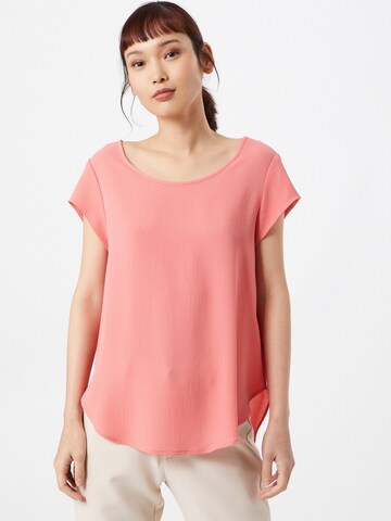 ONLY Blouse 'Vic' in Roze: voorkant