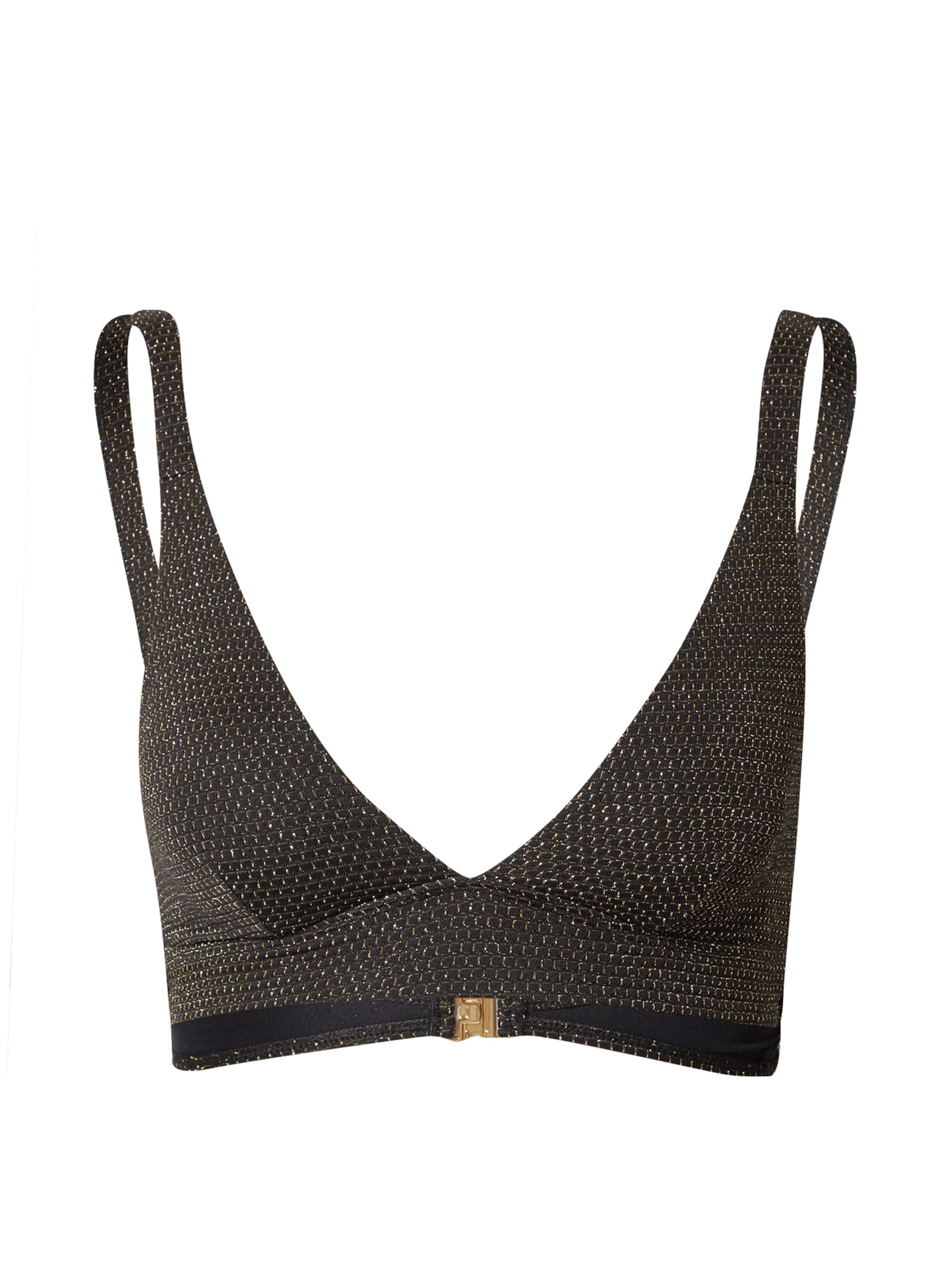 Wallis Τρίγωνο Τοπ μπικίνι σε μαύρο: μπροστά