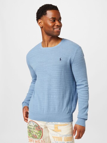 Polo Ralph Lauren Пуловер в синьо: отпред