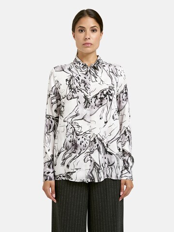 Milano Italy Bluse in Weiß: Vorderseite
