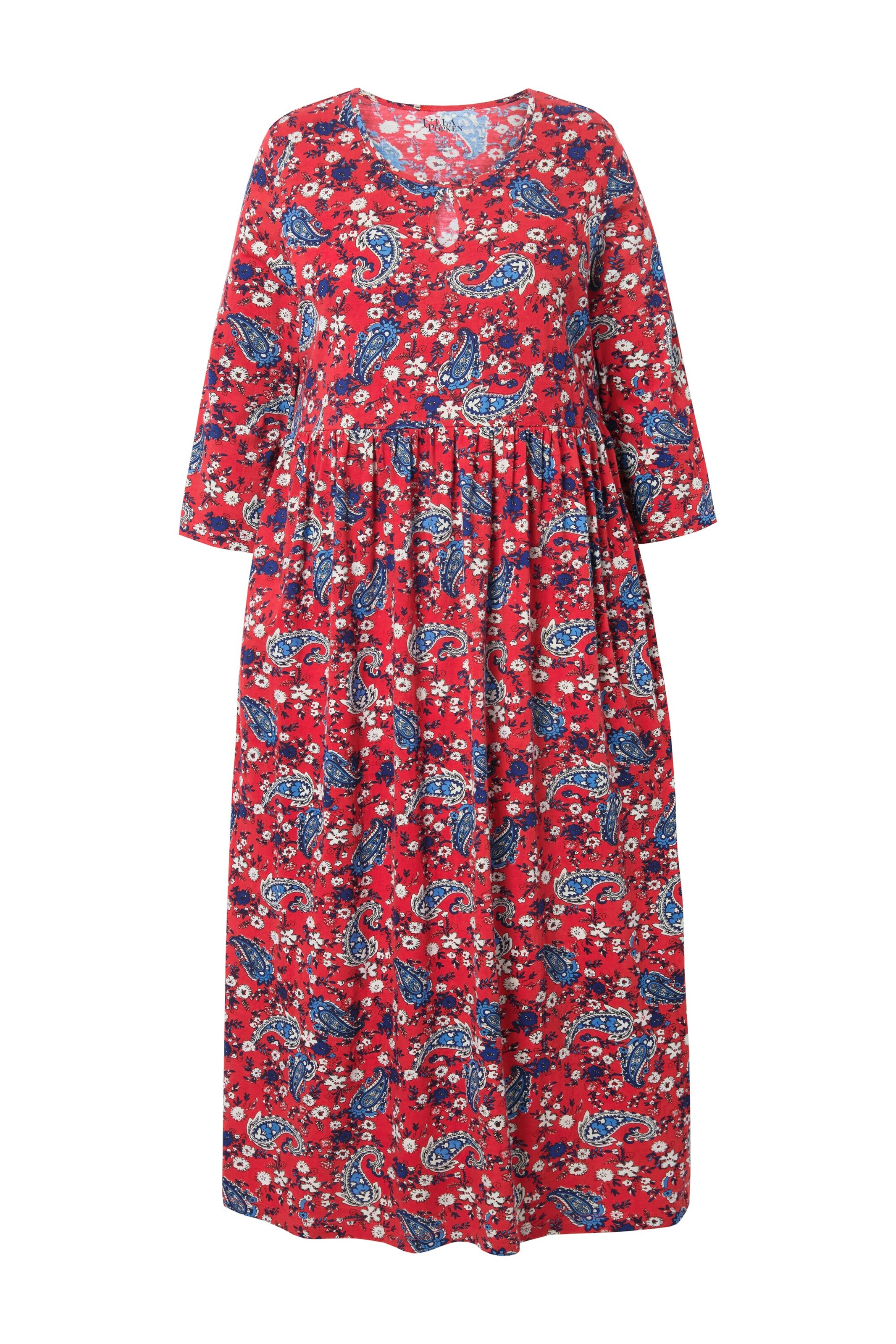 Ulla Popken Jurk in Rood: voorkant