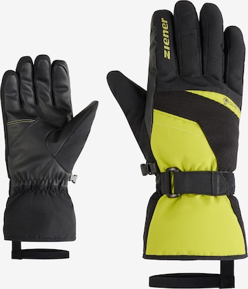 ZIENER Athletic Gloves 'GALERIUS-Z GTX' in Black: front
