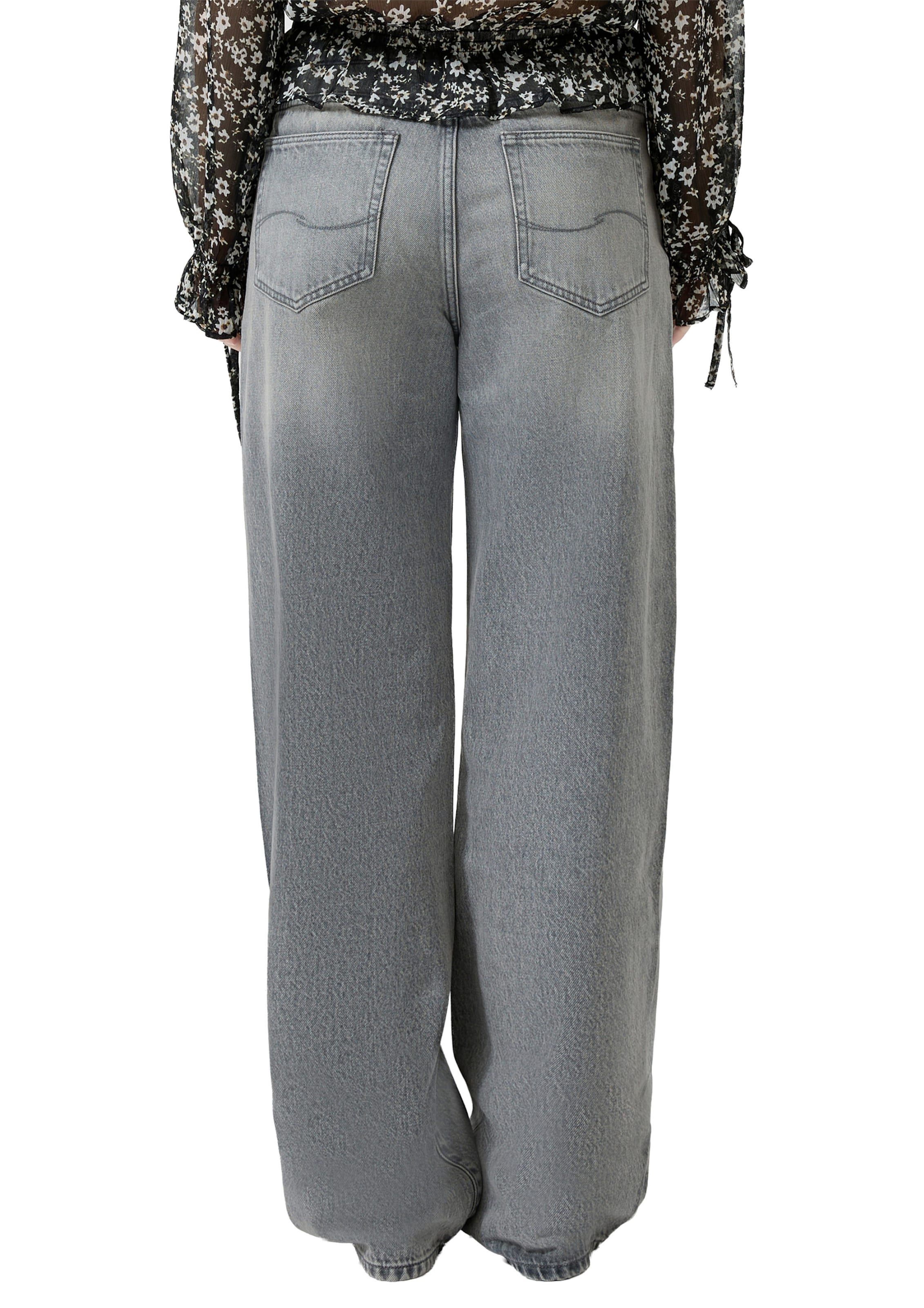 QS Barrel Jeans in Grey