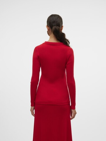 VERO MODA Cardigan 'WILLOW ' i rød