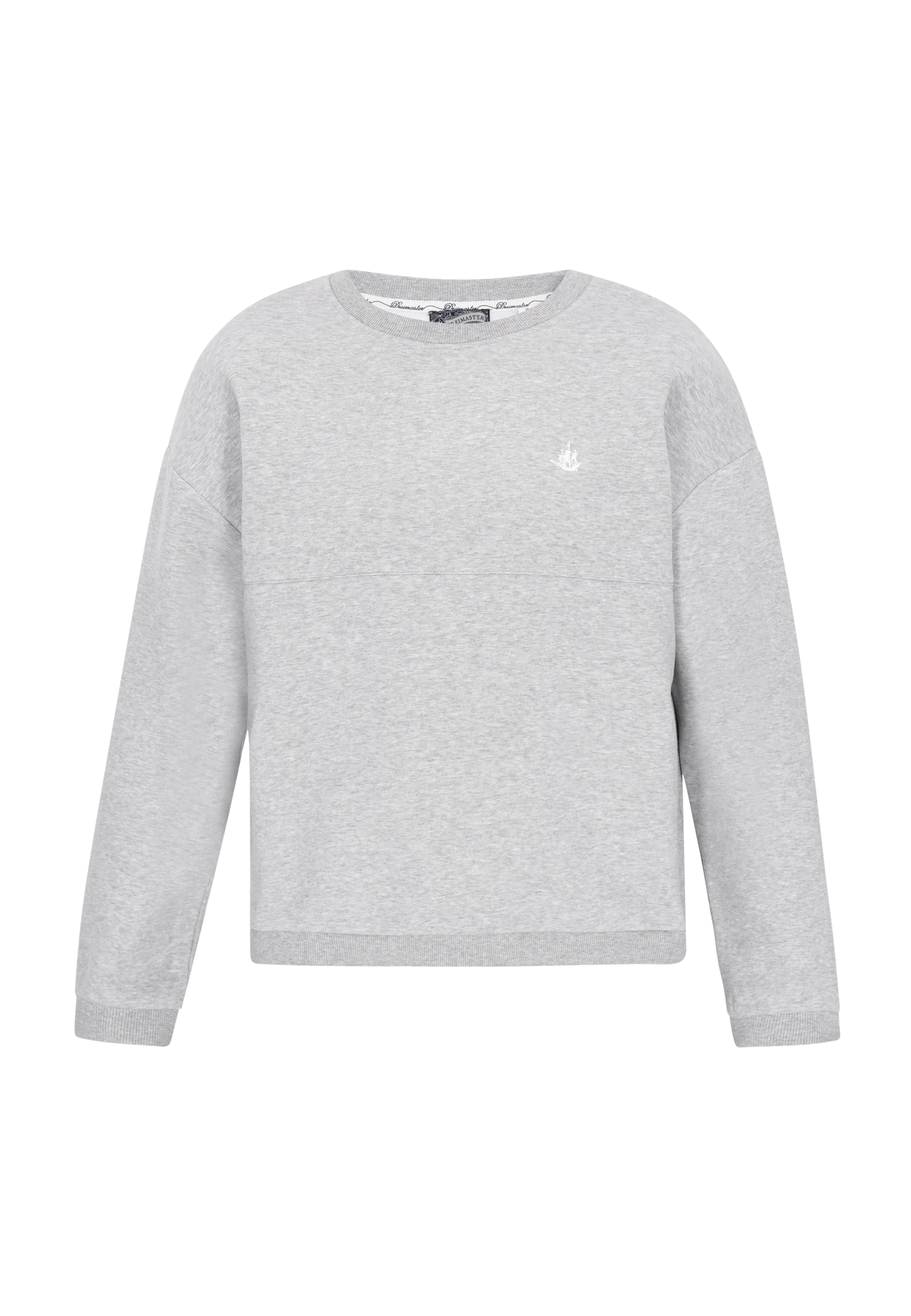 Sweat-shirt DreiMaster Vintage en gris : devant