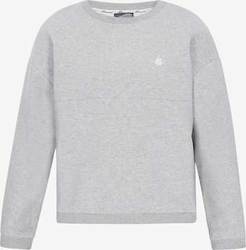 Sweat-shirt DreiMaster Vintage en gris : devant