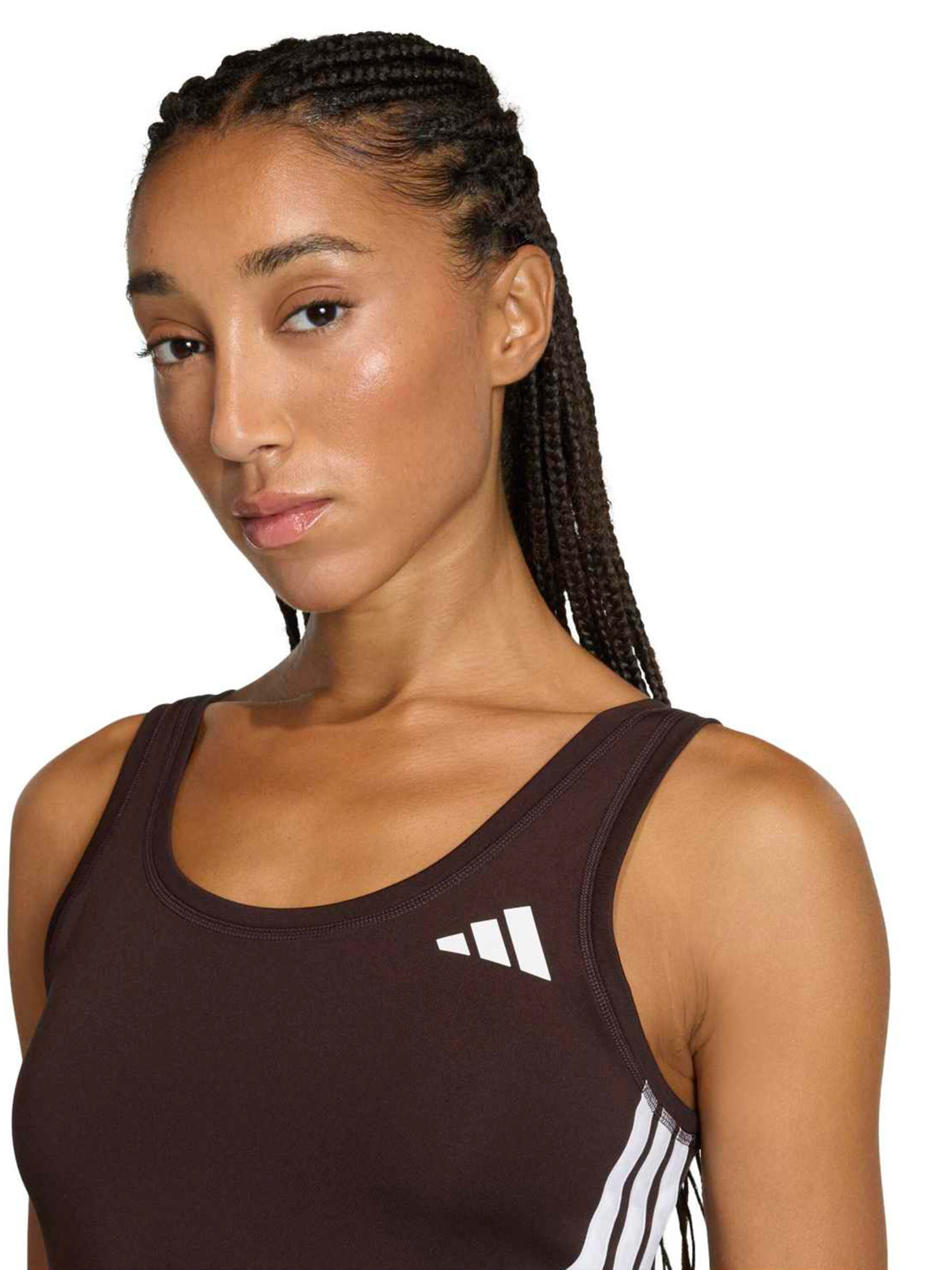 ADIDAS PERFORMANCE Αθλητικό τοπ σε καφέ