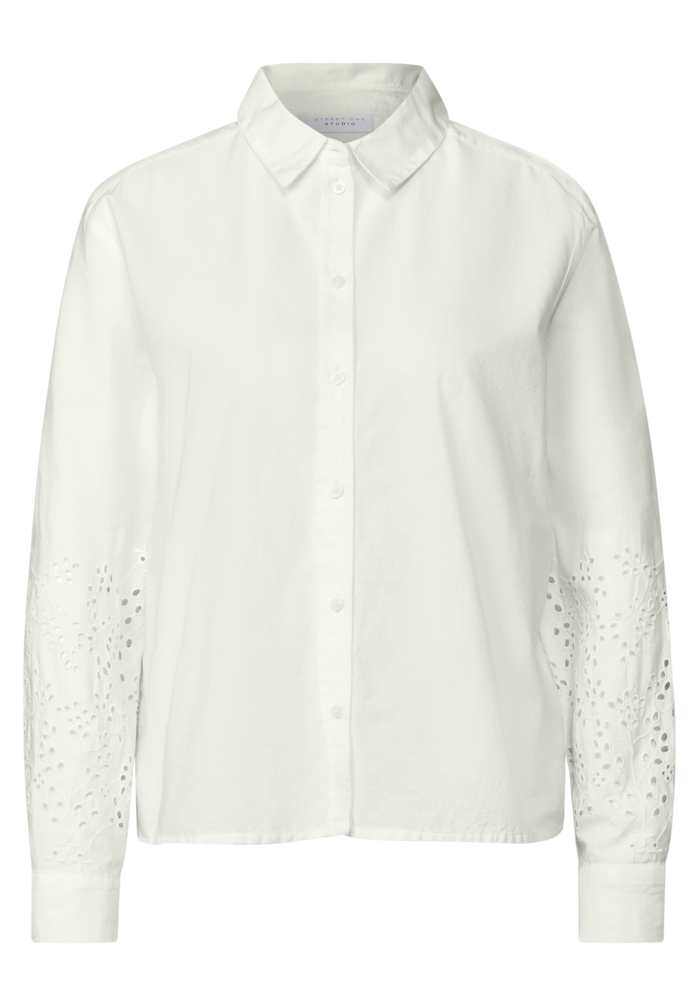 Street One Studio Blouse in White: front