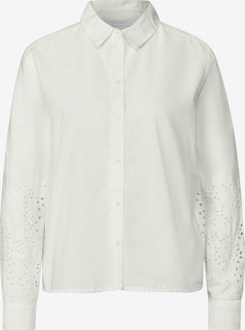 Street One Studio Blouse in White: front