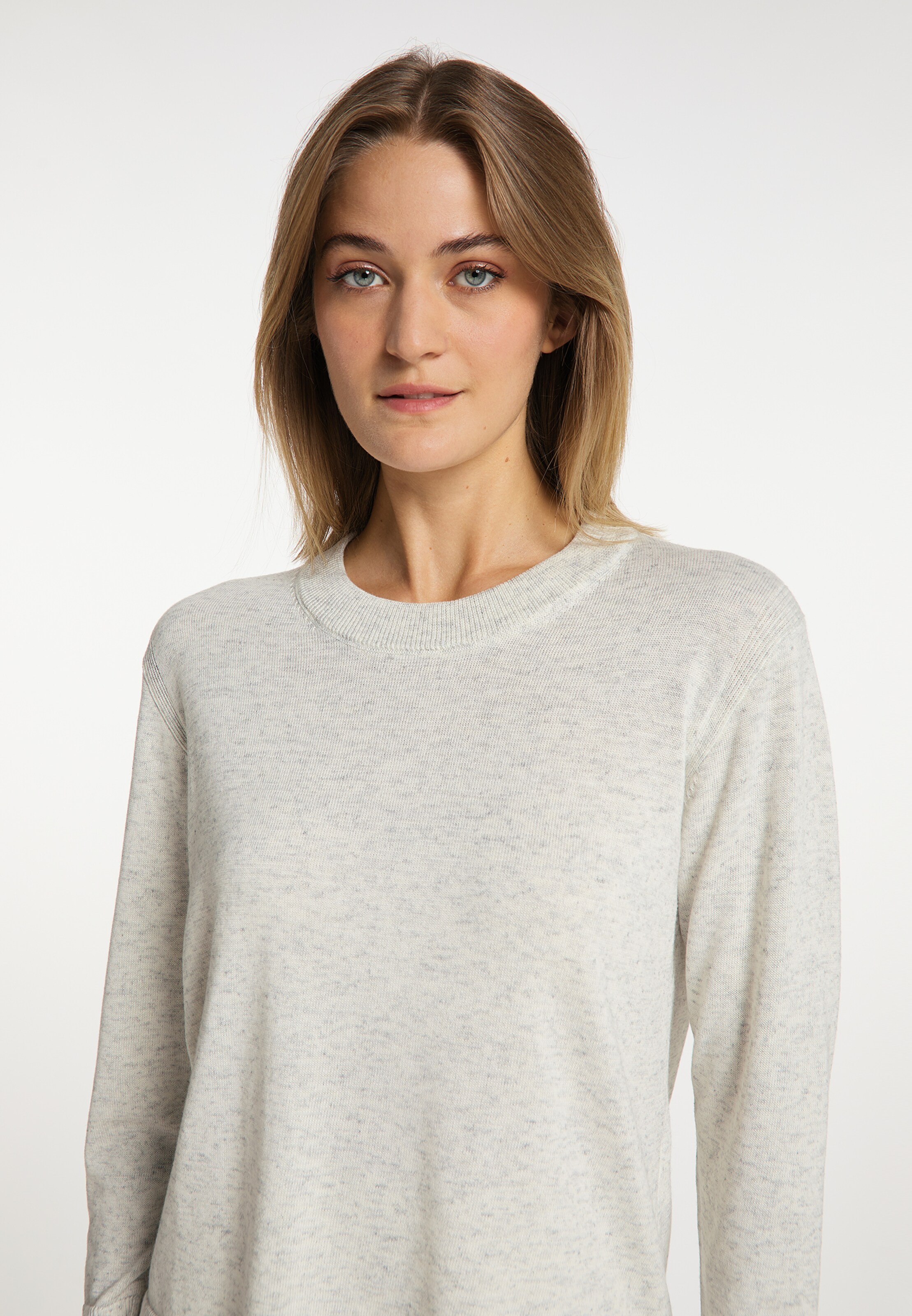 Frauen Pullover & Strick usha WHITE LABEL Pullover in Graumeliert - KC31617 Frauen Pullover & Strick usha WHITE LABEL Pullover in Graumeliert - KC31617