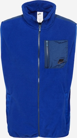 Gilet Nike Sportswear en bleu : devant