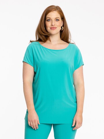 T-shirt YOEK en bleu : devant