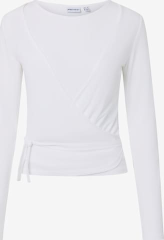 Maglietta di PIECES in bianco: frontale