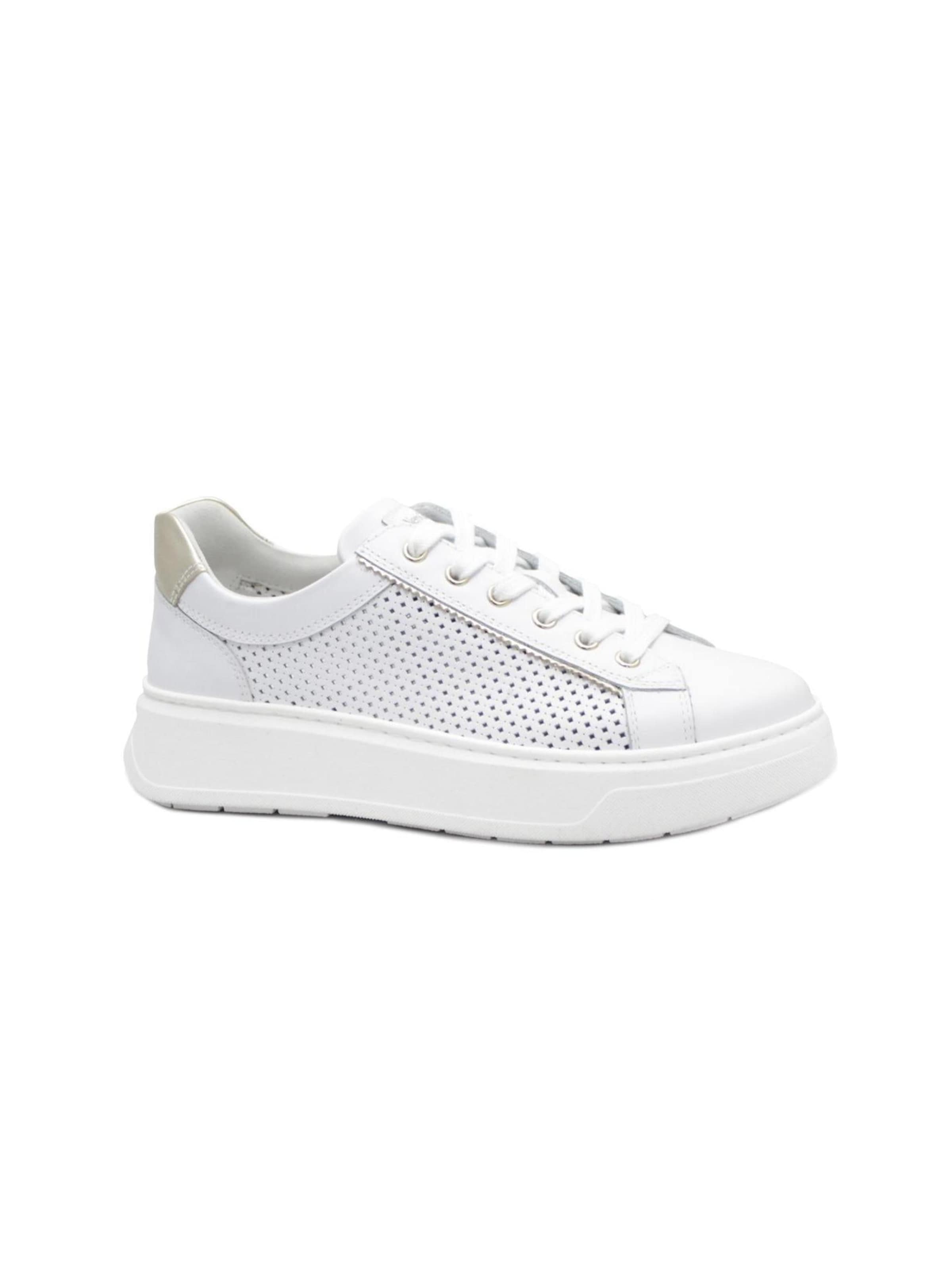 Sneaker bassa di Nero Giardini in bianco: frontale