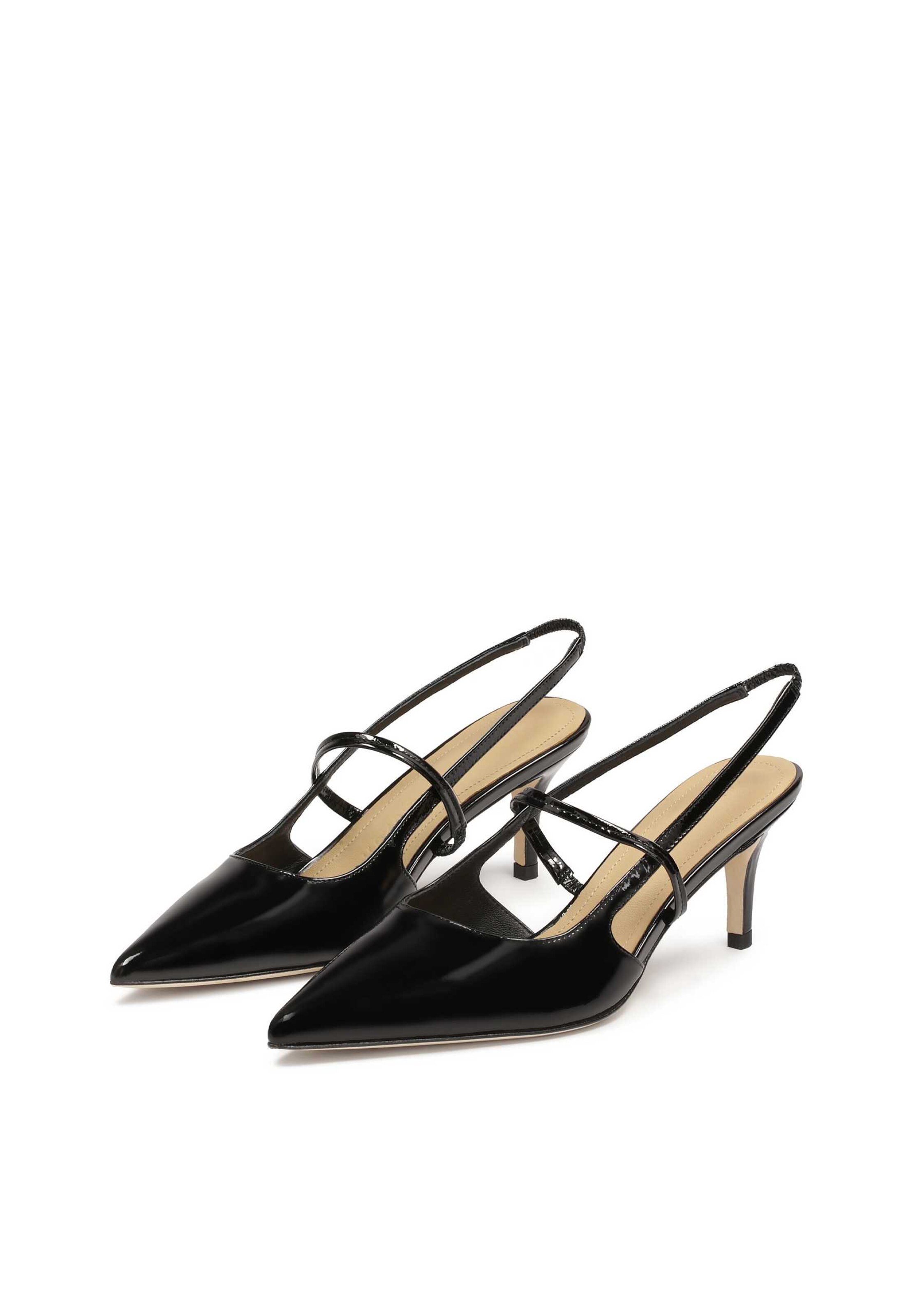 Escarpins à bride arrière Kazar en noir
