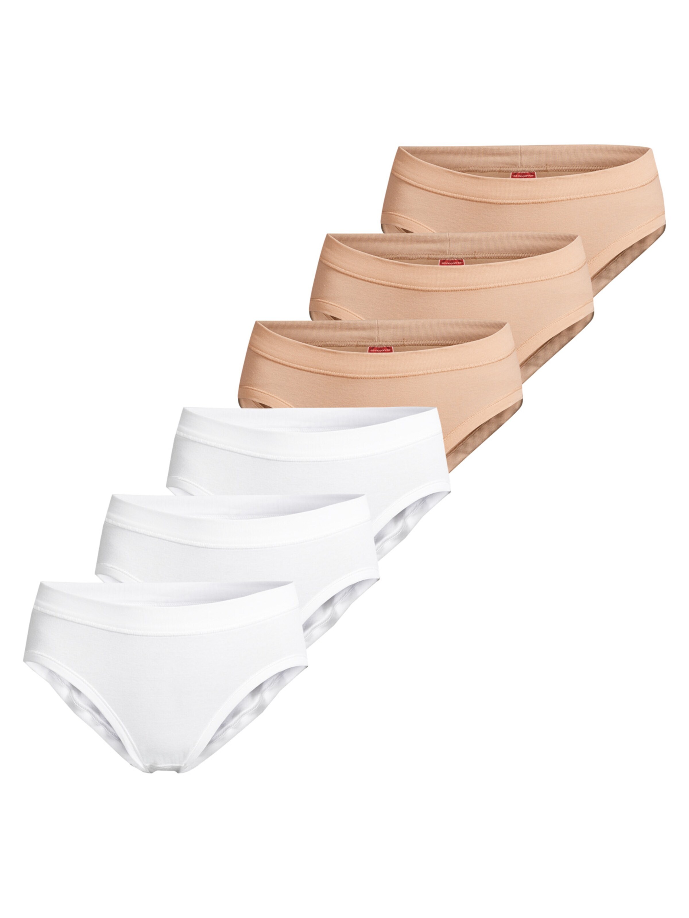 CON-TA Slip 'Feinripp' in Beige: front