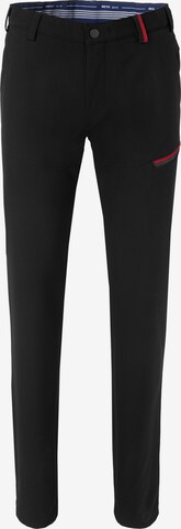 MEYER Slim fit Chino Pants in Black: front